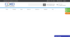Desktop Screenshot of coxotech.com